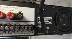 Rockville RCS350-6 350 Watt 6 Zone 70v Commercial/Restaurant Amplifier/Bluetooth