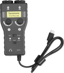 Saramonic SmartRig+UC 2-Channel USB-C Audio Interface w/XLR, 1/4″ & 1/8″ Inputs