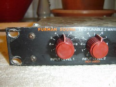 Furman Sound TX-3, Tunable Crossover, Band Pass Filter, Vintage Rack