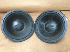 LOT OF TWO MTX THUNDER 3000 12″ SUBWOOFERS SPEAKERS ! J