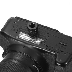 Mic Stand Adapter 1/4 Female to M6 Male Screw for Camera Tripod Mount Black