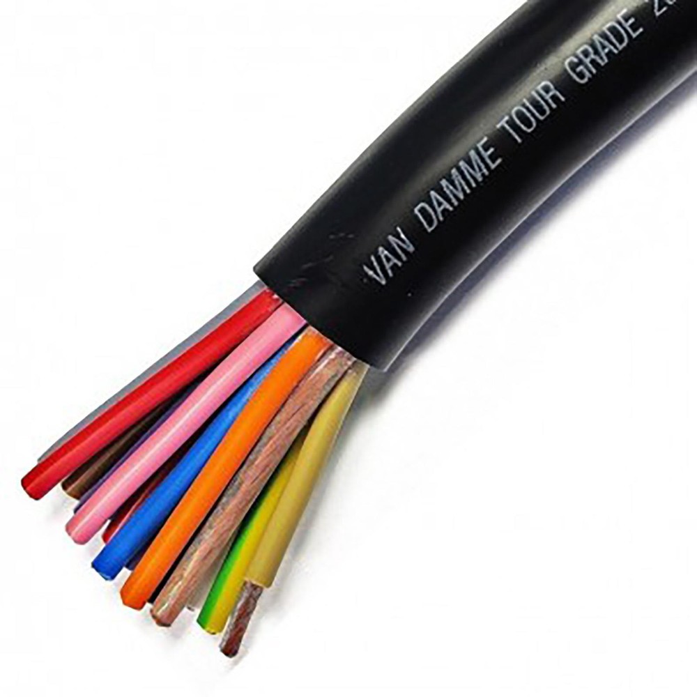 Van Damme Black Series Tour Grade Speaker Cable. Touring Multicore 16 Core 4mm