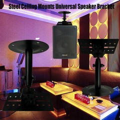 Pair Wall Ceiling Steel Convenient Stability Mounts Universal Stand for Speakers