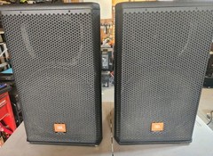 JBL MRX515 Pair 15″ Two-Way PA Speakers + Covers — Tested, Excellent Sound