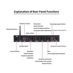 FULODE K-6 Professional KTV Digital pre-stage Effector Anti-howling Audio Pro…