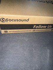 Focusound Bass Traps 12x12x7 in Fire Retardant Foam Black 4 Pack