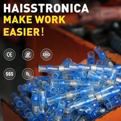 340PCS Solder Seal Wire Connectors-haisstronica White,Red,Green,Blue,Yellow