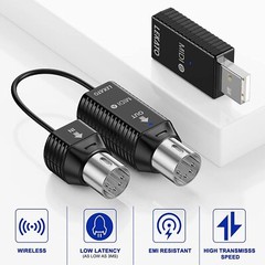 LEKATO Wireless Bluetooth MIDI Adapter Ultra Low Latency 5 PIN to MIDI Device