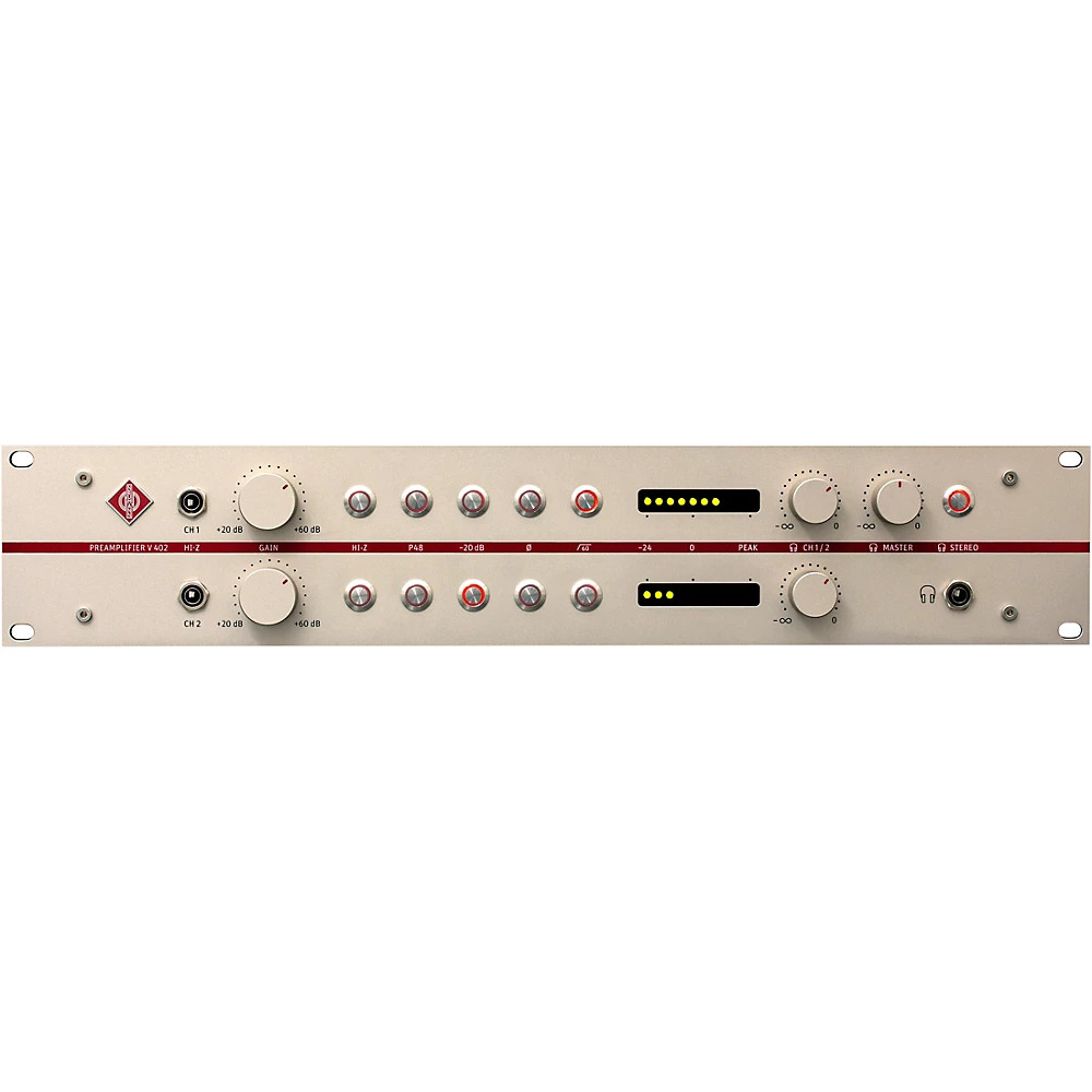 Neumann V 402 2Channel Mic Preamp LN