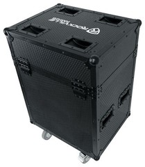 Rockville Black Road Case Fits (2) American DJ Inno Beam LED Moving Head Lights