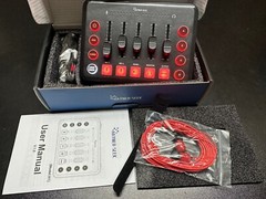 Hayner Seek H1 Black Podcast Equipment DJ Audio Mixer For Live Streaming