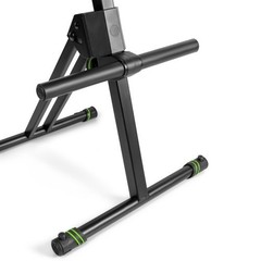 Gravity GFMSEAT1BR Ergonomic Musician Stool Adjustable Backrest, Footrest & Tilt