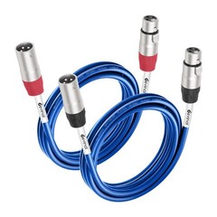 Devinal HiFi XLR Cable 3.3FT 2-Packs, Standard XLR Male to Female Microphone …