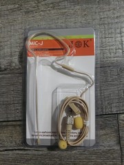 J K Low Profile Light-Weight Headworn Earhook Microphone MIC-J S90 Compatible..