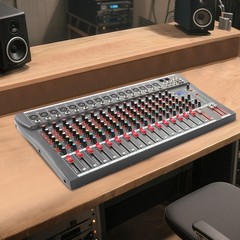 16-Channel Professional Mixer Audio Mixer Console Tabletop Audio Mixing Console