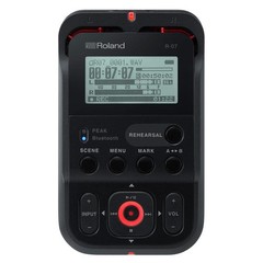 Roland R-07 High-Resolution Handheld Audio Recorder, Black 128 x 64,