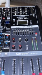 Karpow M‑1024 Professional 24‑Channel Audio Mixing Console. Music Production.