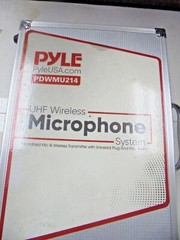 UHF WIRELESS MICROPHONE SYSTEM (PYLE MODEL: PDWMU214)