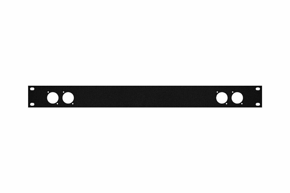 1u Space Rack Panel 4 D Connector Holes Rack Mountable Panel Plate