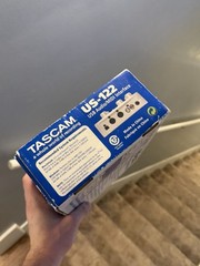 Tascam US-122 USB 2.0 Audio/MIDI Interface – MINT In Box W/ 1 Cord