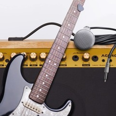 LyxPro 40 Watt Electric Guitar Amplifier | Solid State 40 Watt, Natural