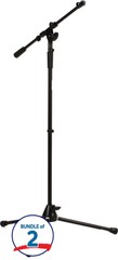 On-Stage Stands MS9701TB+ Heavy-Duty Tele-Boom Mic Stand 2 Pack