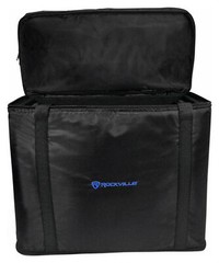 Rockville RRB55 5U Rack Bag Double-Sided Case with 16″ Depth + Shoulder Strap