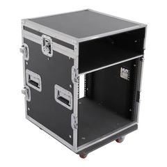 14U PA DJ Rack Case with Wheels & Brakes 330LBS Road Flight Case 19 Inch NEW