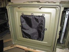 Rackmount ECS 10U x20 Rotomolded Plastic Rack 19″ Shock Mount Olive