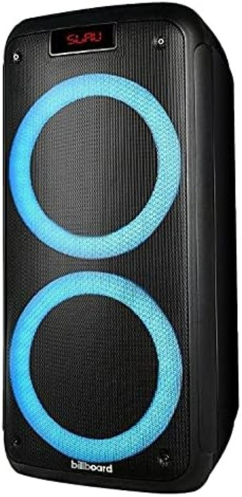 BILLBOARD 8″ Rechargeable Portable Floor Bluetooth Party Speaker No Remote