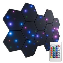 ZenSonic 12 Pack Self-adhesive Sound Proof 12 Pack 0.4 Inch with light Black