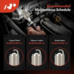 Iridium Platinum Spark Plug Compatible with Ford Escape, Focus, Transit