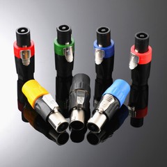 NL4FX Speakon Plugs Amplifier Male Female 4 Pole Conductor Audio Cable Connector