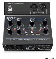 Pyle PMUX6 Professional USB Audio Interface NEW (READ)