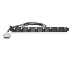 8Ch Laser-Engraved Rack Panel to DB25 | Mogami 2932 & Neutrik Connectors | 40 FT