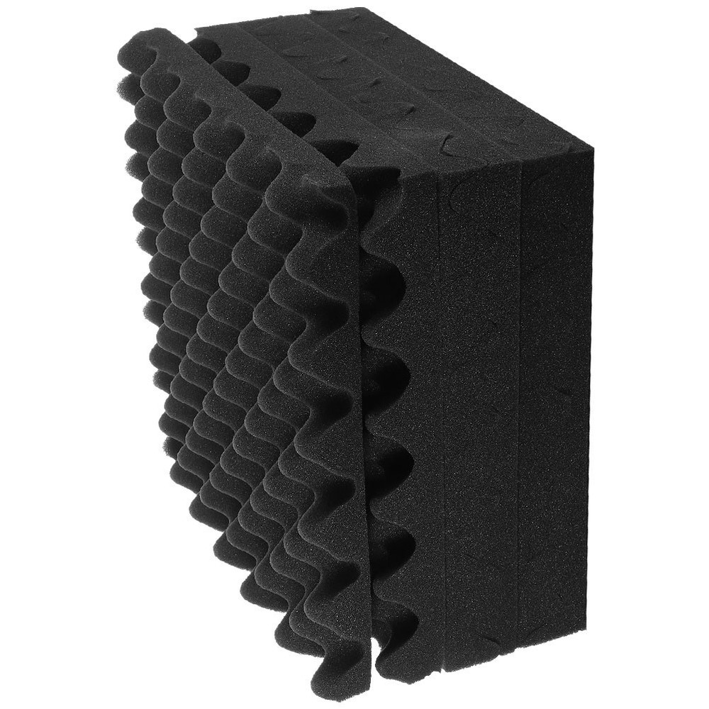 6Pcs Black Acoustic Panels Soundproofing Wall Pads for Speaker Isolation