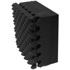 6Pcs Black Acoustic Panels Soundproofing Wall Pads for Speaker Isolation