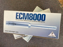 Behringer ECM8000 Omnidirectional Measurement Condenser Microphone – New (1 mic)