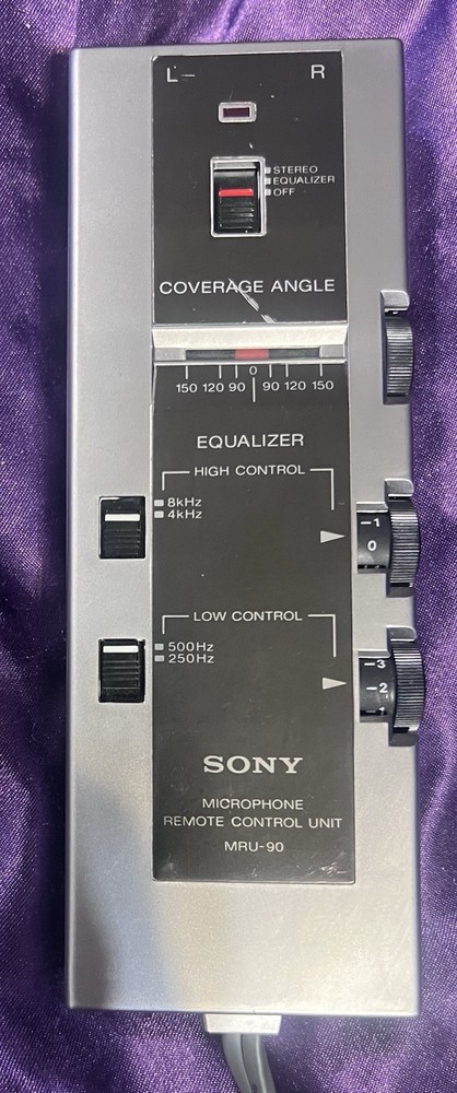 SONY MRU-90 EQUALIZER MICROPHONE CONTROL UNIT
