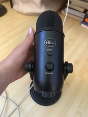 Blue Yeti Professional Multi-Pattern USB Condenser Microphone – Blackout