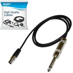 HQRP Instrument Cable for Shure BLX FP SLX ULX-S UHF-R Axient Wireless Systems