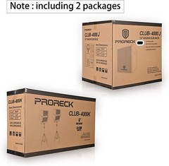 PRORECK Club 4000 18 inch Subwoofer 4000W Stereo DJ/Powered PA Speaker System