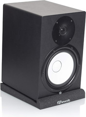 Pair of (2) Acoustic Foam Isolation Pads for Studio Monitors, Fits 6.5″ Speakers
