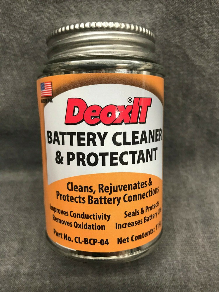 Caig DeoxIT Battery Cleaner & Protectant With Brush Lid, 115 g, CL-BCP-04