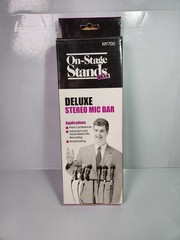 On Stage Stands MY700 Deluxe Stereo Mic Bar – Multi-Microphone Mount