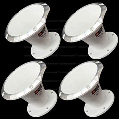 JBL HL14-50 TRIO BRANCA White 2″ Exponential Metal Horn Waveguide HL1450 4-PACK