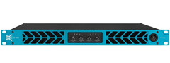 CVR D-654 BLUE 4 Channel Class D Power Amplifier 4x650W for Live Sound Audio