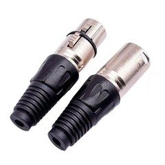 12 PCS XLR Male + Female Audio Cable Plug Microphone Solder 3 Pin Connector Lot