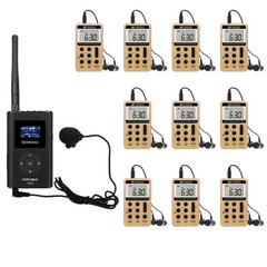 Retekess Wireless Tour Guide System Assisted Listening 10Receiver Meeting Church