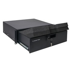 OPEN BOX: Sound Town 19-inch 3U Locking Rack Drawer Protection Foam (STRD-3D-R)